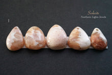 画像をギャラリービューアに読み込む, (a-p)大粒スコレサイト カボションビーズ ペアシェイプ