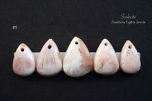 画像をギャラリービューアに読み込む, (a-p)大粒スコレサイト カボションビーズ ペアシェイプ