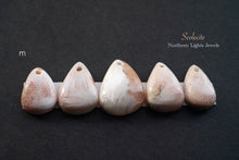 画像をギャラリービューアに読み込む, (a-p)大粒スコレサイト カボションビーズ ペアシェイプ