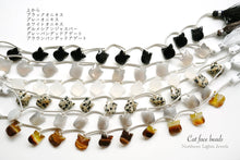 Load image into Gallery viewer, (2/10) High quality Dalmatian jasper cat face carving beads