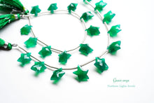 画像をギャラリービューアに読み込む, (2/10粒)高品質 グリーンオニキス スターカット