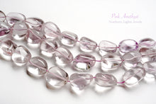 Load image into Gallery viewer, (half row/1 row) pink amethyst smooth nugget tumble