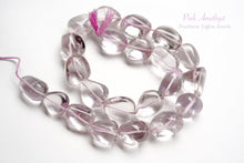 Load image into Gallery viewer, (half row/1 row) pink amethyst smooth nugget tumble