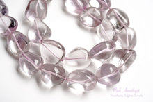 Load image into Gallery viewer, (half row/1 row) pink amethyst smooth nugget tumble