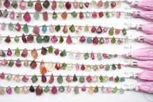 Load image into Gallery viewer, (No.1-11) Fine Multicolor Tourmaline Rough Drop