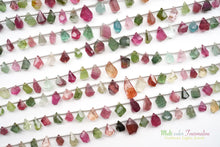 Load image into Gallery viewer, (No.1-11) Fine Multicolor Tourmaline Rough Drop