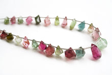 Load image into Gallery viewer, (No.1-11) Fine Multicolor Tourmaline Rough Drop
