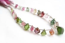 Load image into Gallery viewer, (No.1-11) Fine Multicolor Tourmaline Rough Drop