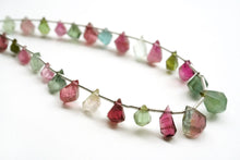 Load image into Gallery viewer, (No.1-11) Fine Multicolor Tourmaline Rough Drop