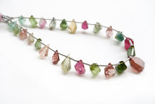 Load image into Gallery viewer, (No.1-11) Fine Multicolor Tourmaline Rough Drop