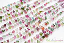 Load image into Gallery viewer, (No.1-11) Fine Multicolor Tourmaline Rough Drop