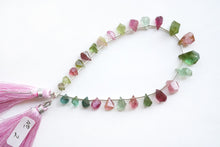 Load image into Gallery viewer, (No.1-11) Fine Multicolor Tourmaline Rough Drop