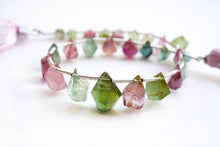 Load image into Gallery viewer, (No.1-11) Fine Multicolor Tourmaline Rough Drop