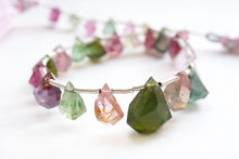 Load image into Gallery viewer, (No.1-11) Fine Multicolor Tourmaline Rough Drop