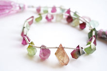 Load image into Gallery viewer, (No.1-11) Fine Multicolor Tourmaline Rough Drop