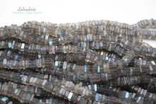 Load image into Gallery viewer, (1 row 36 cm 190 grains) Labradorite heishibeads 3.5-4.5mm