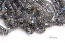 Load image into Gallery viewer, (1 row 36 cm 190 grains) Labradorite heishibeads 3.5-4.5mm
