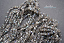 Load image into Gallery viewer, (1 row 36 cm 190 grains) Labradorite heishibeads 3.5-4.5mm