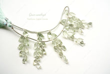 画像をギャラリービューアに読み込む, (1房6粒/10房60粒)高品質 グリーンアメシスト つぼみ ドロップ フラワーバド