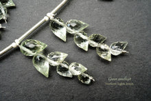 画像をギャラリービューアに読み込む, (1房6粒/10房60粒)高品質 グリーンアメシスト つぼみ ドロップ フラワーバド
