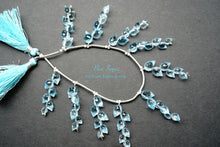 Load image into Gallery viewer, (10) High Quality Smoky Quartz Lozenge Carving Beads Rhombus