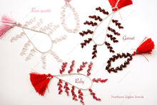 Load image into Gallery viewer, (10) High Quality Smoky Quartz Lozenge Carving Beads Rhombus