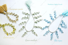 画像をギャラリービューアに読み込む, (1房6粒/10房60粒)高品質 ローズクォーツ つぼみドロップ フラワーバド