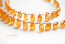 画像をギャラリービューアに読み込む, (SS/S/M)宝石質 スペサタイトガーネット ドロップ マンダリンガーネット