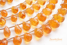 画像をギャラリービューアに読み込む, (SS/S/M)宝石質 スペサタイトガーネット ドロップ マンダリンガーネット