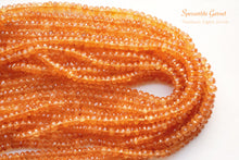 Load image into Gallery viewer, (Half Strand/1 Strand) Gem Quality Unheated Spessartite Garnet Large Button Cut/Rondel Mandarin Garnet