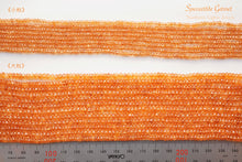 Load image into Gallery viewer, (Half Strand/1 Strand) Gem Quality Unheated Spessartite Garnet Large Button Cut/Rondel Mandarin Garnet