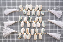 画像をギャラリービューアに読み込む, (10粒)マルチカラー オパール ロング プレーン ペアシェイプ