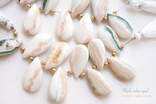 画像をギャラリービューアに読み込む, (10粒)マルチカラー オパール ロング プレーン ペアシェイプ
