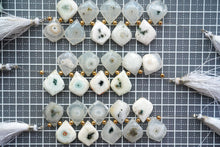 画像をギャラリービューアに読み込む, ソーラークォーツ ファセット ランタン モスアゲート リーフ