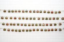 画像をギャラリービューアに読み込む, (7/16粒)ユナカイト カボション トリリオン 9.5×3.5mm