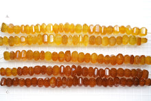 画像をギャラリービューアに読み込む, (3色/1連24粒)カルセドニー 真ん中穴 ナゲット タンブルカット