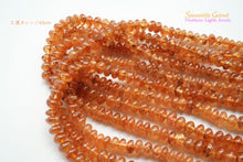 Load image into Gallery viewer, (No.1-4) Gem Quality Unheated Spessartite Garnet Large Smooth Rondelle