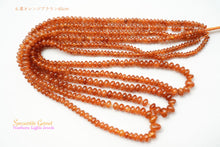 Load image into Gallery viewer, (No.1-4) Gem Quality Unheated Spessartite Garnet Large Smooth Rondelle