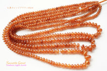 Load image into Gallery viewer, (No.1-4) Gem Quality Unheated Spessartite Garnet Large Smooth Rondelle