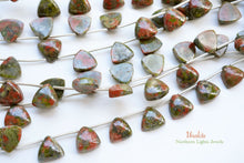 画像をギャラリービューアに読み込む, (7/16粒)ユナカイト カボション トリリオン 9.5×3.5mm