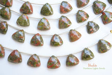画像をギャラリービューアに読み込む, (7/16粒)ユナカイト カボション トリリオン 9.5×3.5mm