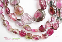 Load image into Gallery viewer, (A,B,C) Gem Quality Watermelon Tourmaline Rubellite Smooth Oval
