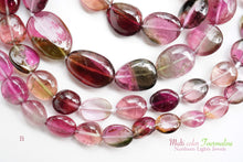 Load image into Gallery viewer, (A,B,C) Gem Quality Watermelon Tourmaline Rubellite Smooth Oval