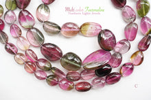 Load image into Gallery viewer, (A,B,C) Gem Quality Watermelon Tourmaline Rubellite Smooth Oval