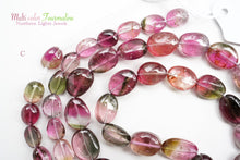 Load image into Gallery viewer, (A,B,C) Gem Quality Watermelon Tourmaline Rubellite Smooth Oval