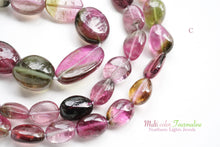 Load image into Gallery viewer, (A,B,C) Gem Quality Watermelon Tourmaline Rubellite Smooth Oval