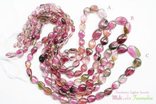 Load image into Gallery viewer, (A,B,C) Gem Quality Watermelon Tourmaline Rubellite Smooth Oval