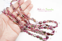 Load image into Gallery viewer, (A,B,C) Gem Quality Watermelon Tourmaline Rubellite Smooth Oval