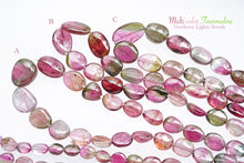 Load image into Gallery viewer, (A,B,C) Gem Quality Watermelon Tourmaline Rubellite Smooth Oval