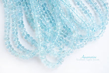 画像をギャラリービューアに読み込む, (LL,半連/1連)上質アクアマリン ボタンカット ファセットロンデル